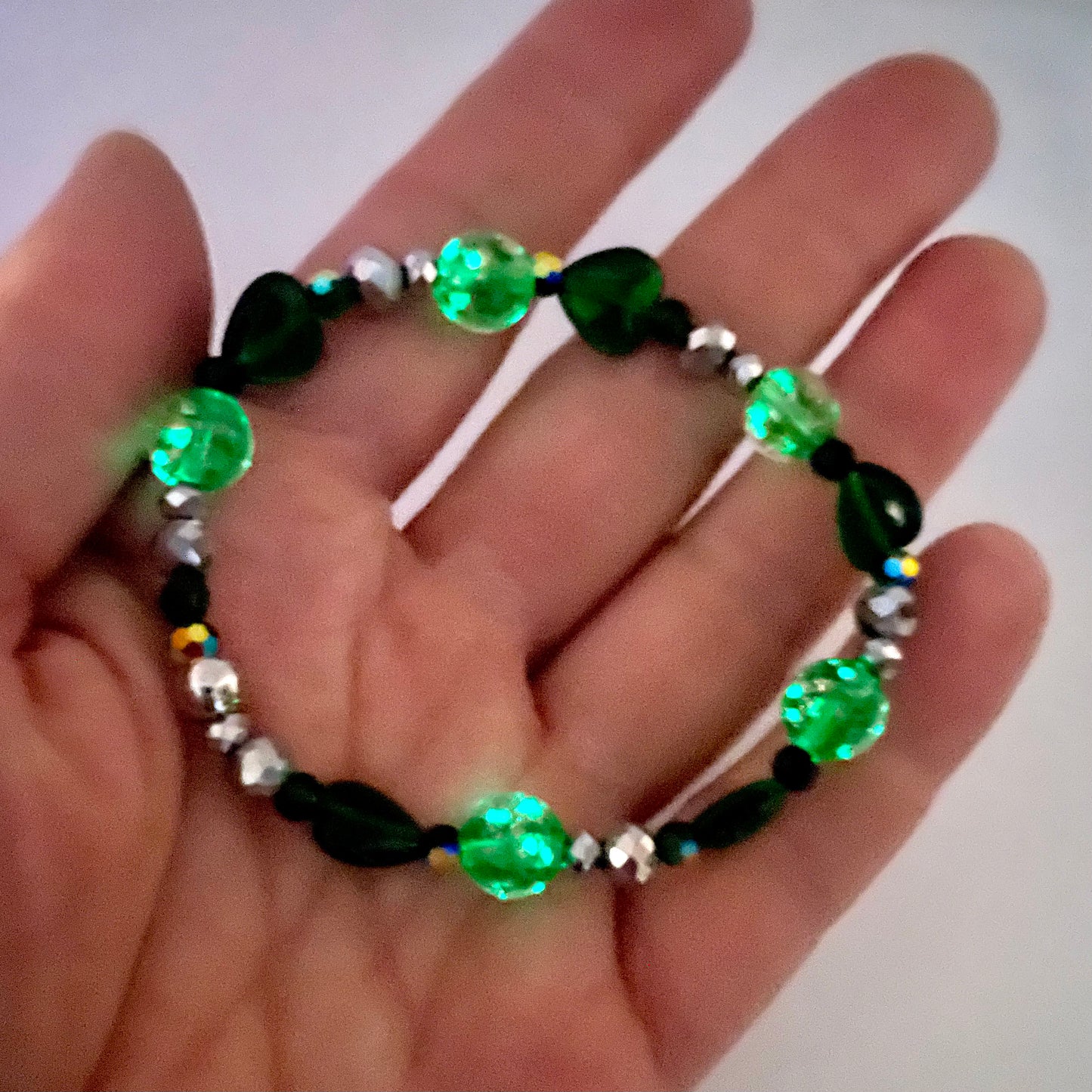 Bracelet Guérison Émeraude