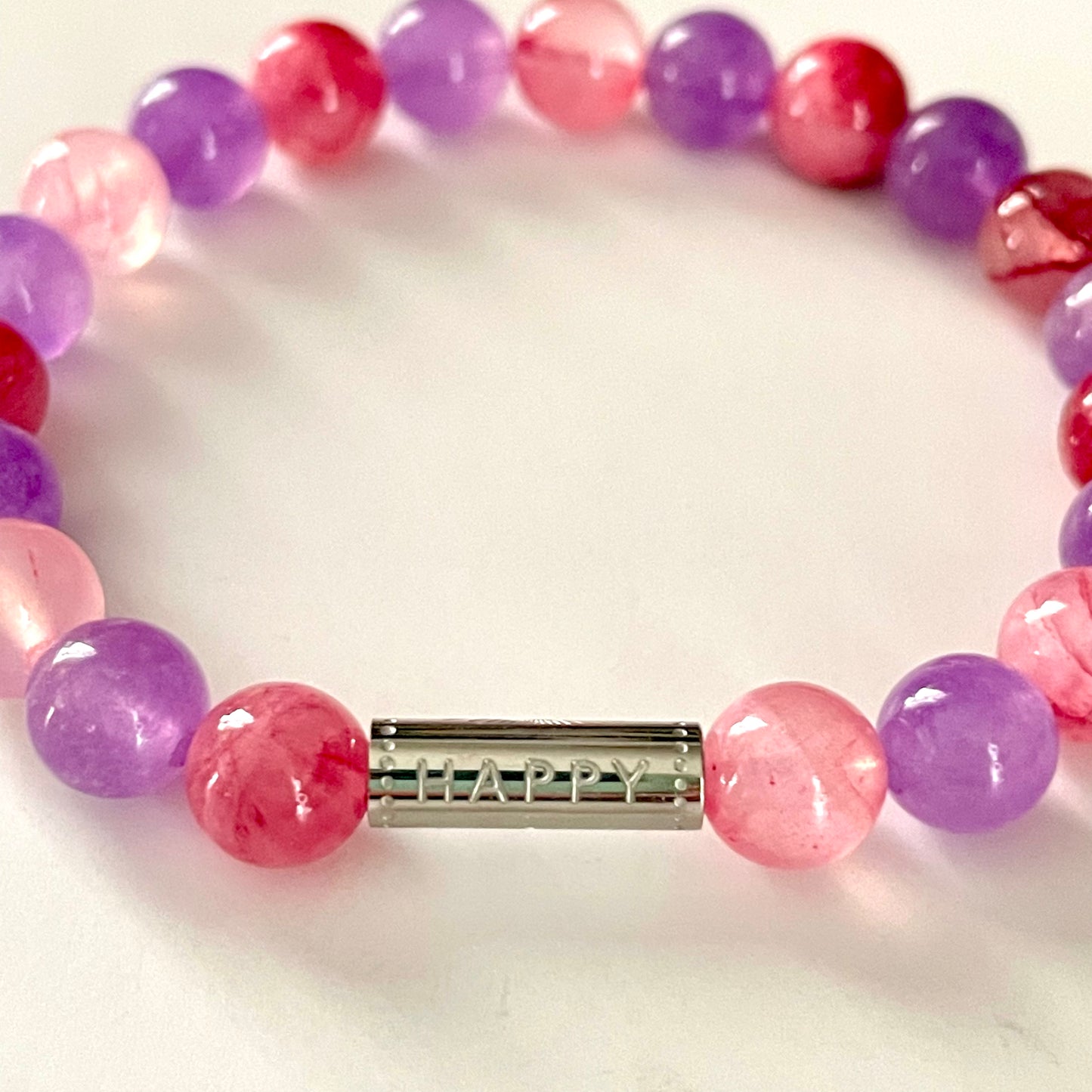 Bracelet Happy Rose-Mauve