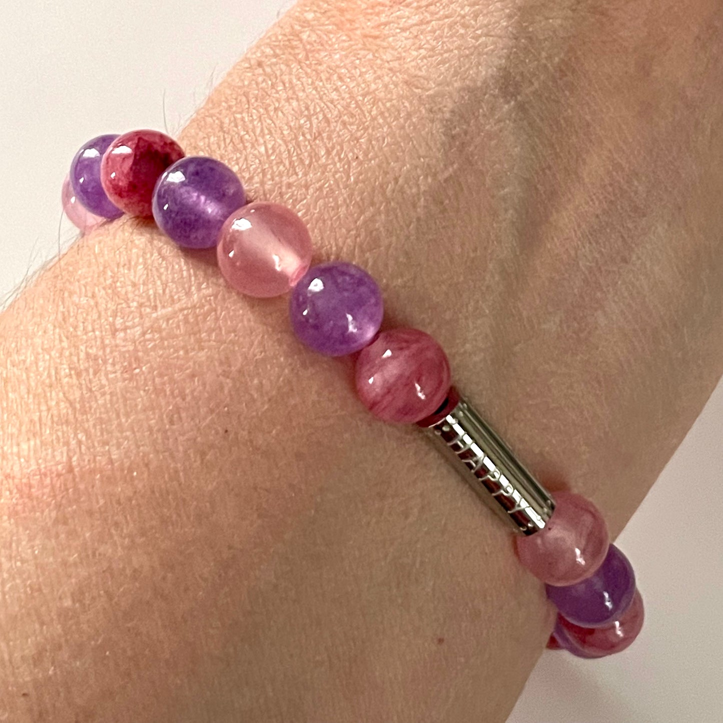Bracelet Happy Rose-Mauve