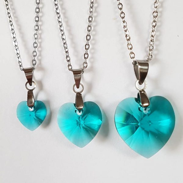 Petit Coeur Turquoise Cristal – Image 2