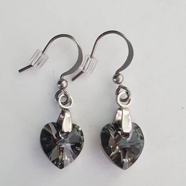 Boucles d'oreilles en cristal Silvernight