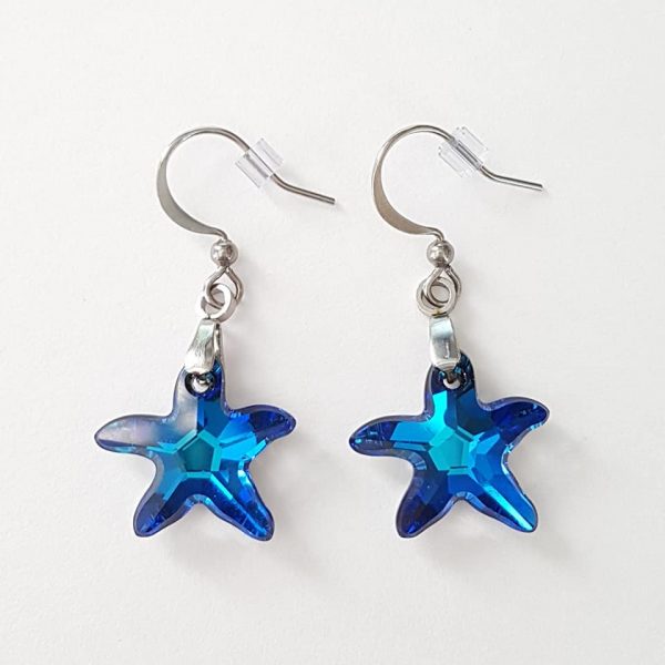 Boucles Étoile de mer Bleu Bermudes