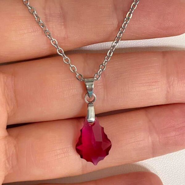 Petit Baroque en Cristal Ruby