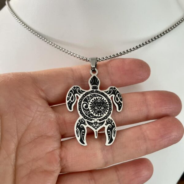 Pendentif Tortue en inox – Image 2