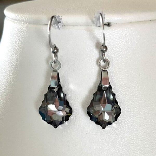 Boucles Baroque Silvernight en cristal