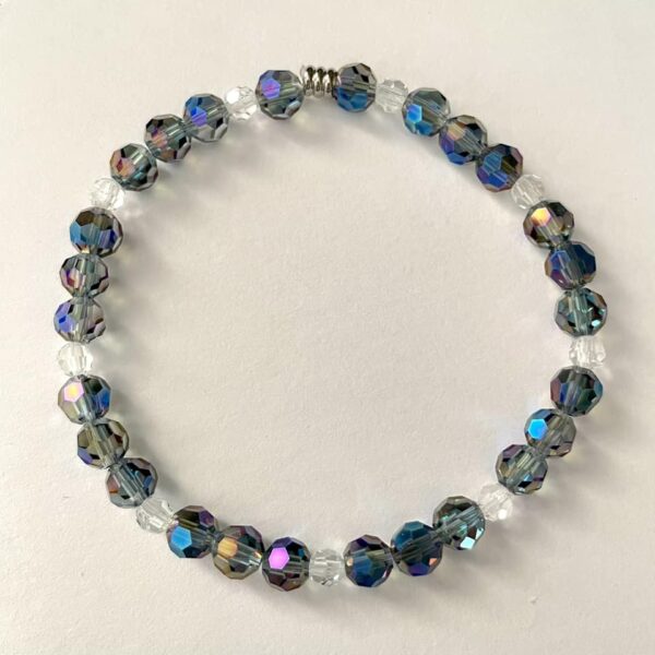 Bracelet Lumière Bleue en cristal