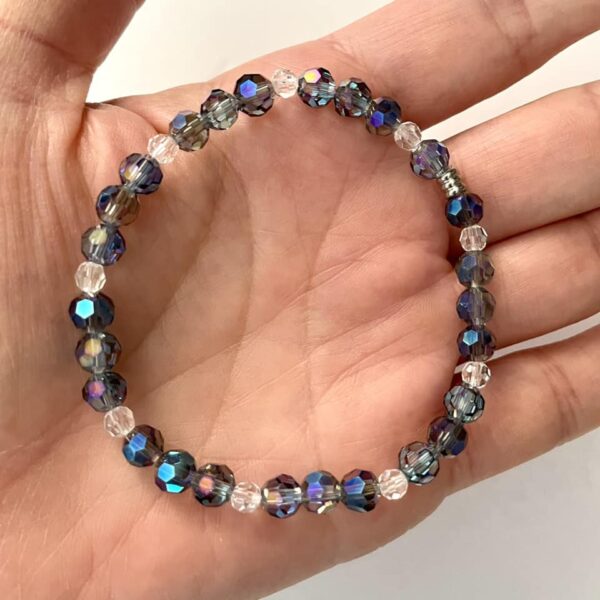 Bracelet Lumière Bleue en cristal – Image 3