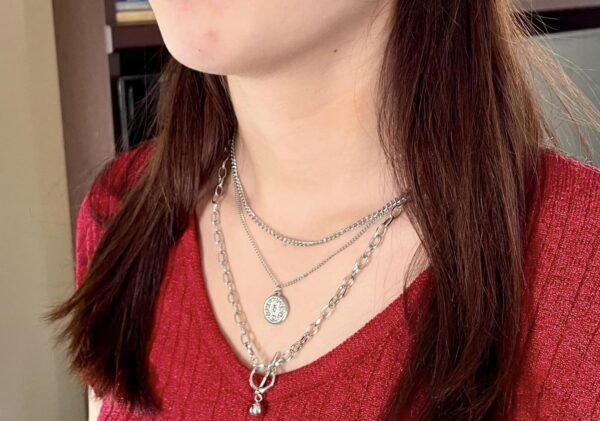 Collier Déesse en inox – Image 3