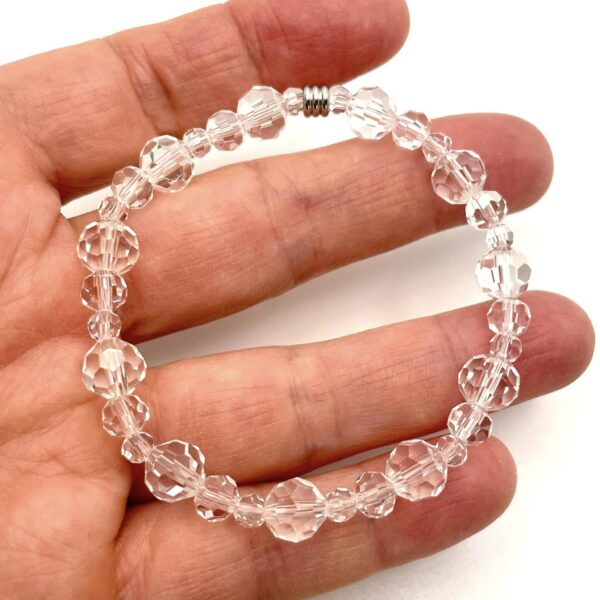 Bracelet Harmonie en Cristal Clair – Image 2